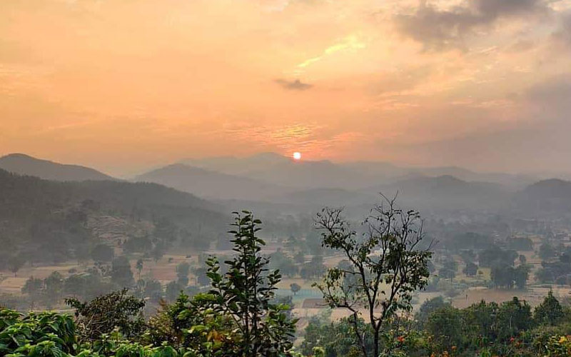 Sunset at Daringibadi, Kandhamala